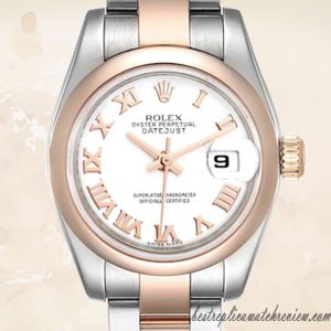 Best Replica Rolex Datejust 179161 26mm Ladies Rose Gold-tone Watch Review